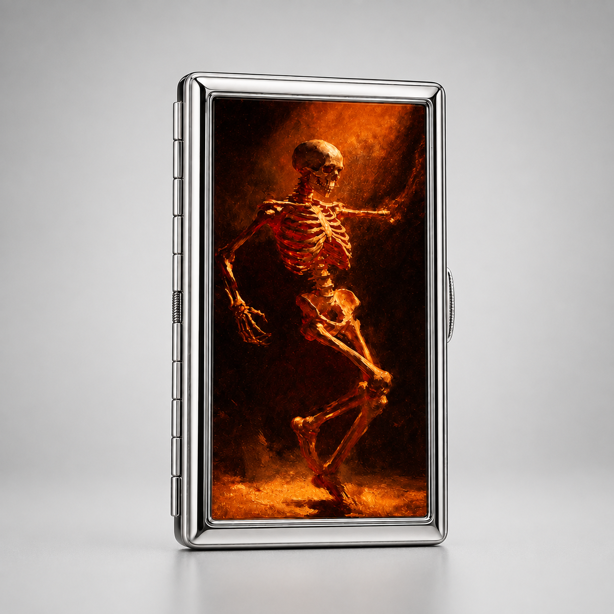 Ember Skeleton Chrome Wallet