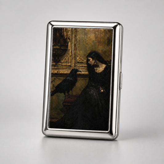 Midnight Raven Chrome Wallet