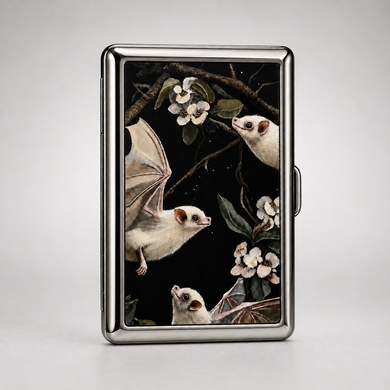 Moth & Blossom Chrome Wallet