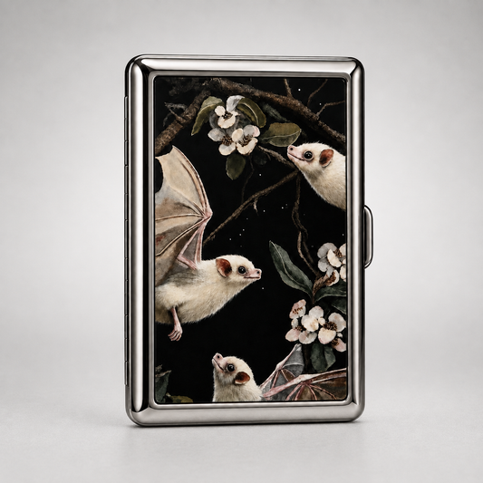 Moth & Blossom Chrome Wallet
