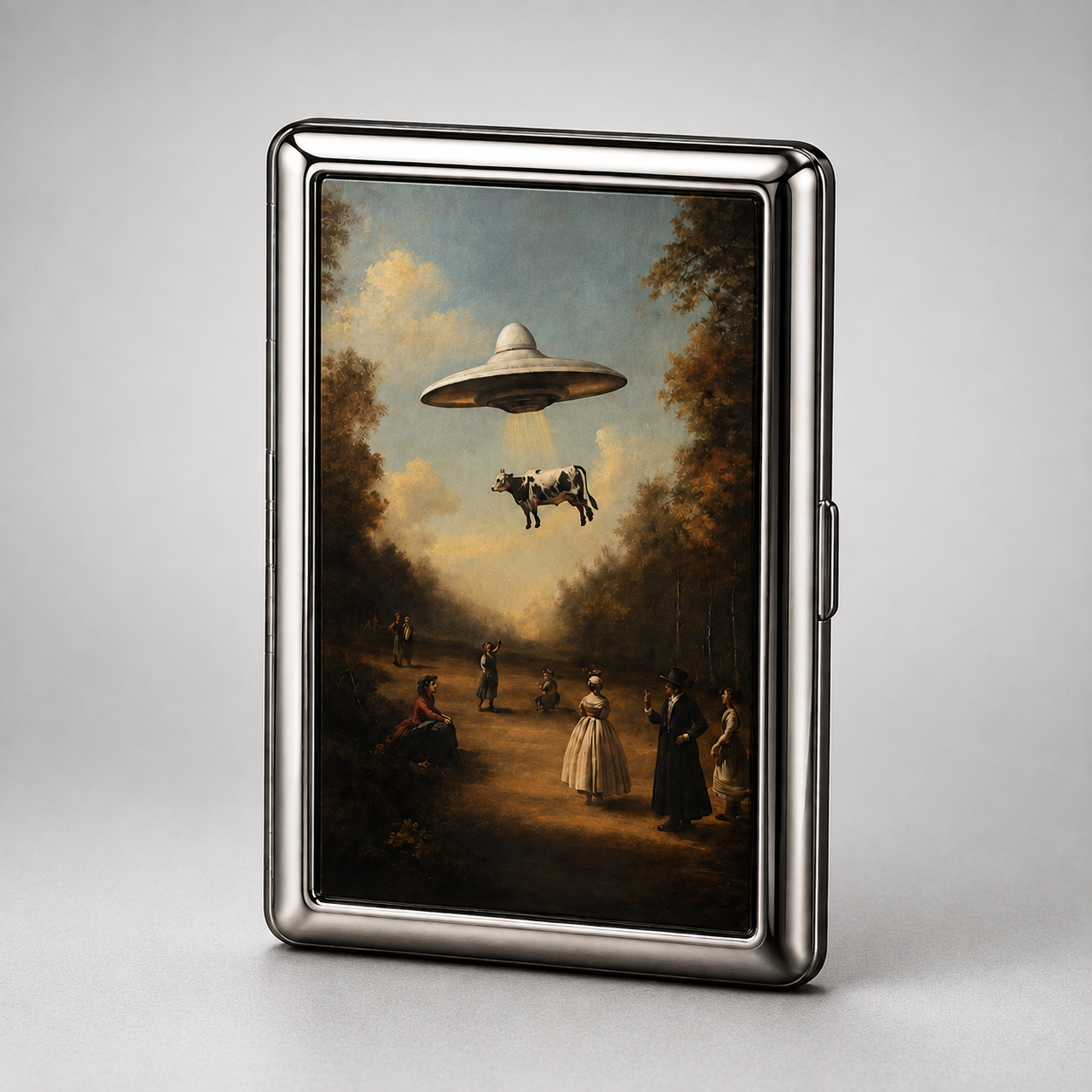 Cosmic Pasture Chrome Wallet