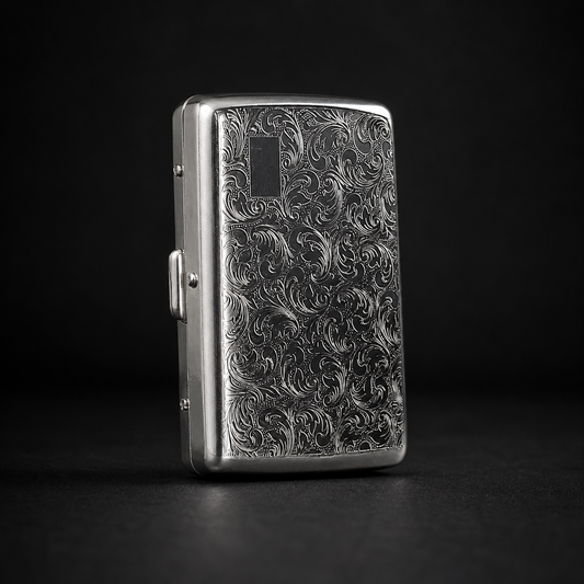 Chrome Cigarette Wallet