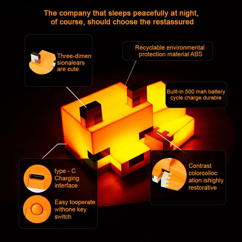 CUTE FOX SOFT NIGHT GLOW